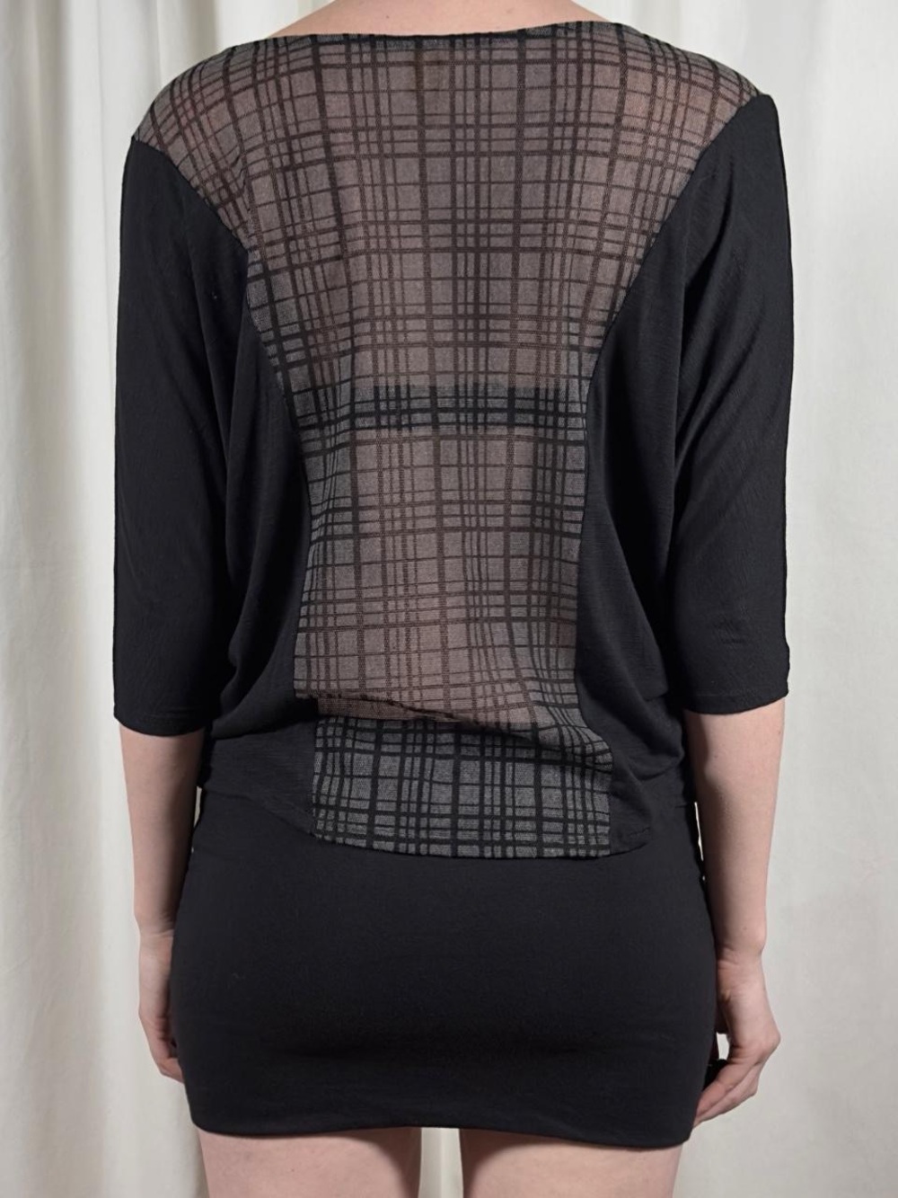 Mesh Back Slouchy Tee - Picture 4 of 7